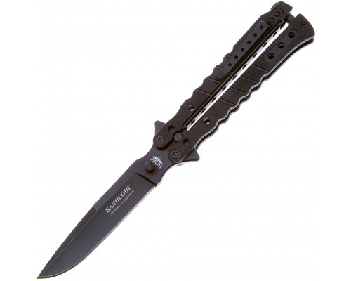 Складной нож-бабочка Балисонг Black Нокс, сталь 440, рукоять G10