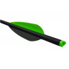 Стрела арбалетная микс карбон Centershot Toxic 20" Half Moon Nock
